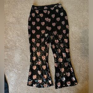 Nasty Gal Heart Sequin Pants